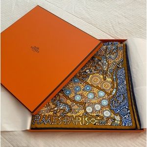 Hermes Scarf 90cm x 90cm “La Legende de La Fore”